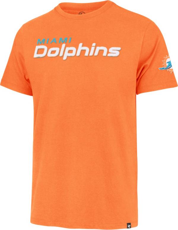 '47 Men's Miami Dolphins Franklin Fieldhouse Orange T-Shirt