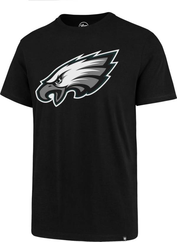 '47 Men's Philadelphia Eagles Imprint Rival Black T-Shirt