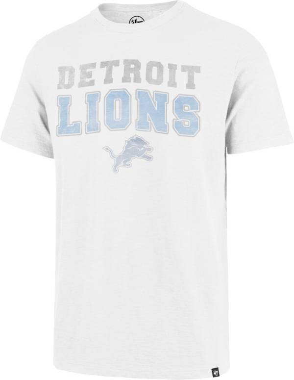'47 Men's Detroit Lions Stadium Wave White T-Shirt