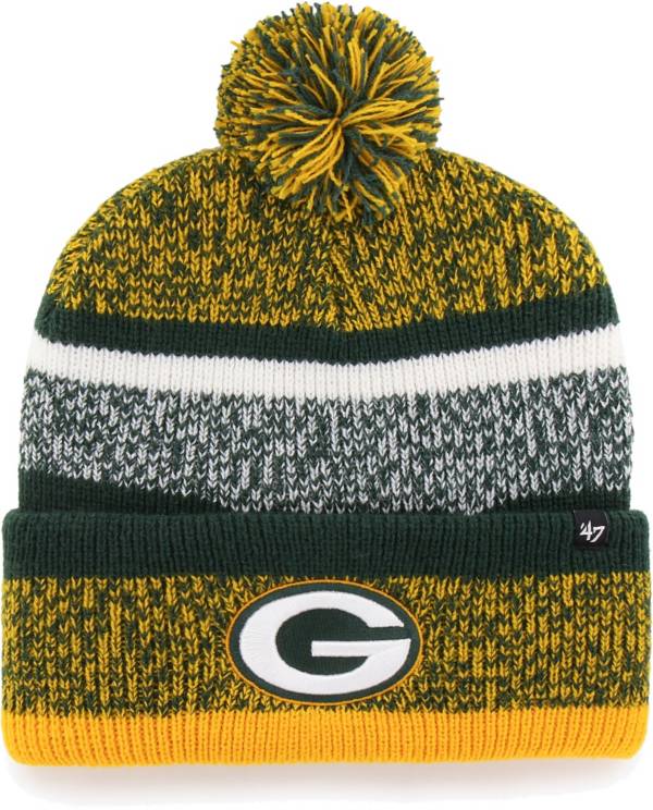 '47 Men's Green Bay Packers Northward Grey Pom Knit product image