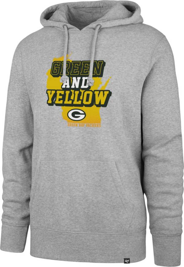 '47 Men's Green Bay Packers Regional Green & Yellow Pullover Hoodie product image