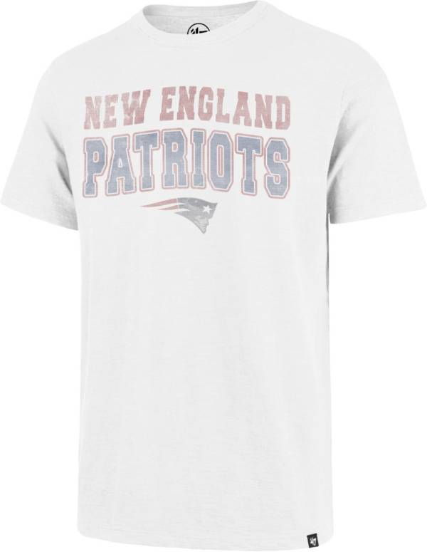 '47 Men's New England Patriots Stadium Wave White T-Shirt