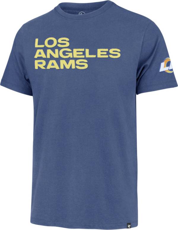 '47 Men's Los Angeles Rams Franklin Fieldhouse Blue T-Shirt