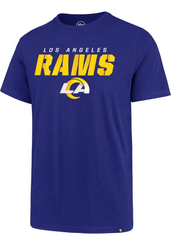 '47 Men's Los Angeles Rams Traction Royal T-Shirt