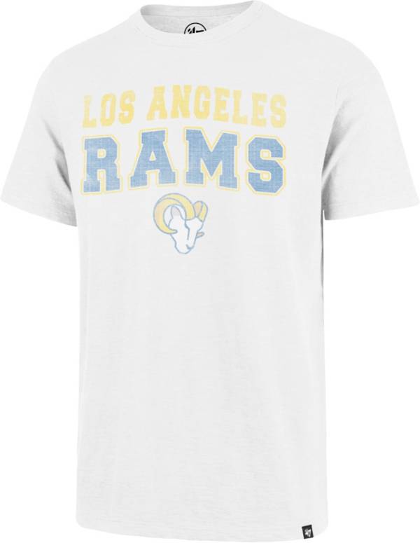 '47 Men's Los Angeles Rams Stadium Wave White T-Shirt