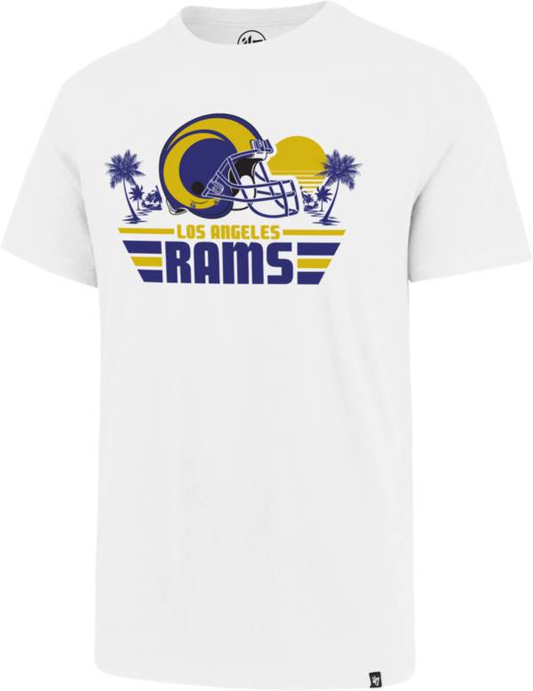 '47 Men's Los Angeles Rams Regional White T-Shirt