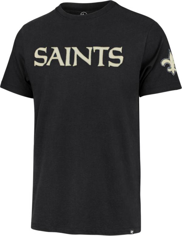 '47 Men's New Orleans Saints Franklin Fieldhouse Black T-Shirt