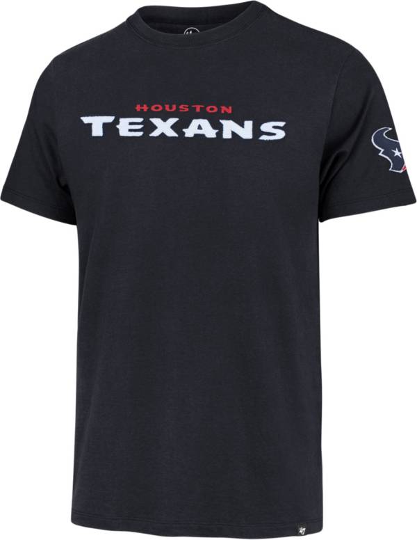 '47 Men's Houston Texans Franklin Fieldhouse Navy T-Shirt