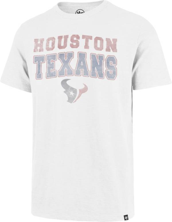 '47 Men's Houston Texans Stadium Wave White T-Shirt