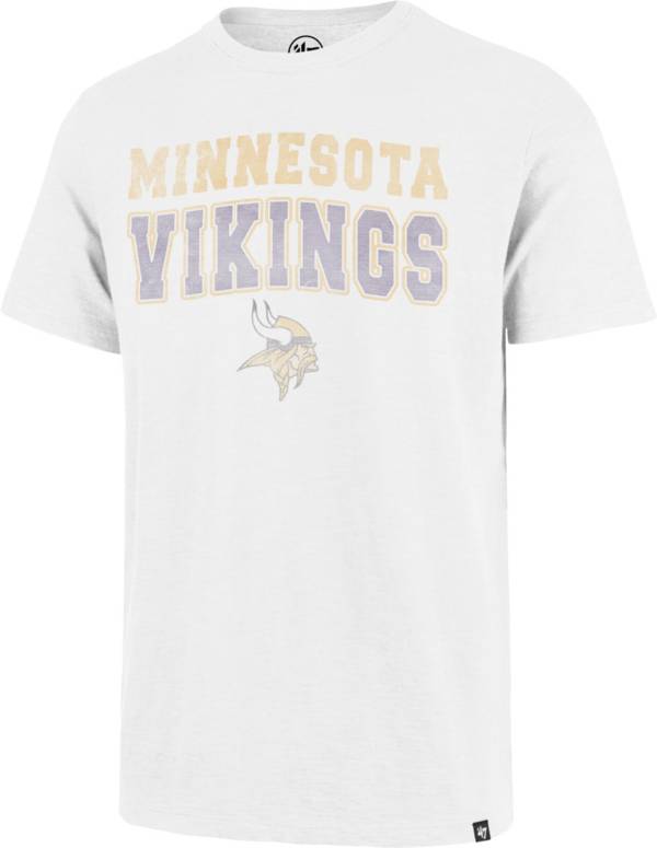 '47 Men's Minnesota Vikings Stadium Wave White T-Shirt