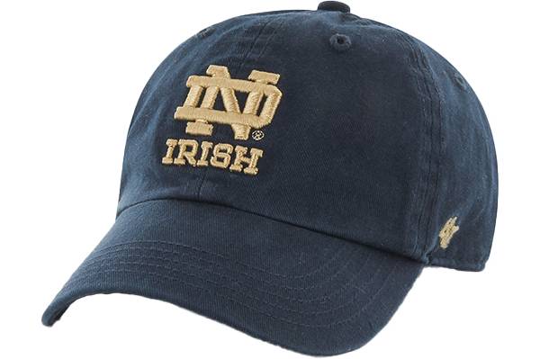 ‘47 Men's Notre Dame Fighting Irish Navy Clean Up Adjustable Hat