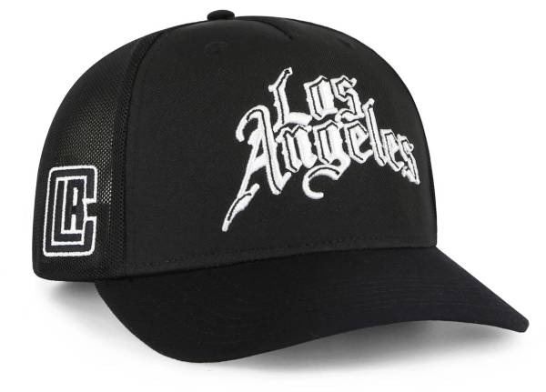 ‘47 Adult Los Angeles Clippers Black MVP Adjustable Hat