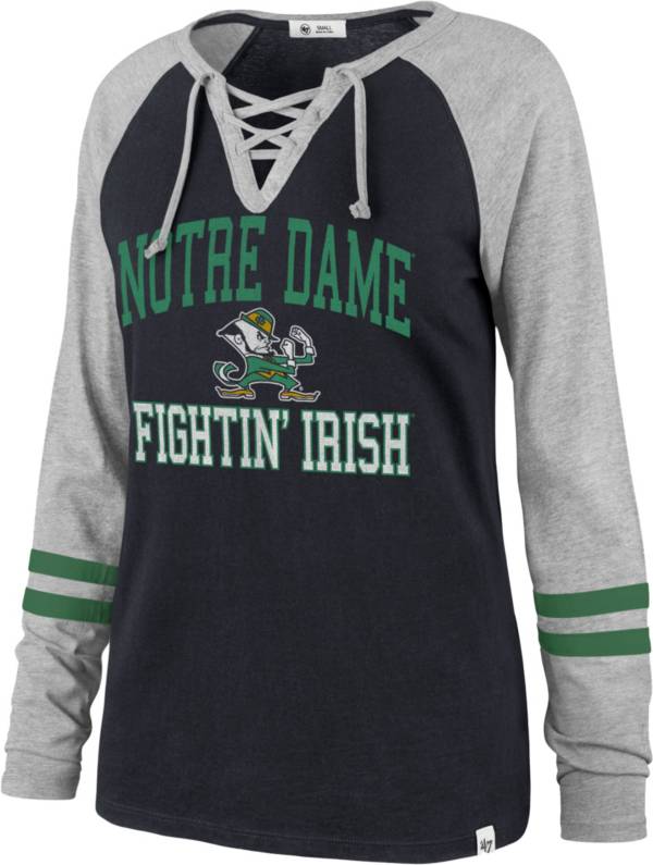 ‘47 Women's Notre Dame Fighting Irish Atlas Lace-Up Long Sleeve T-Shirt product image