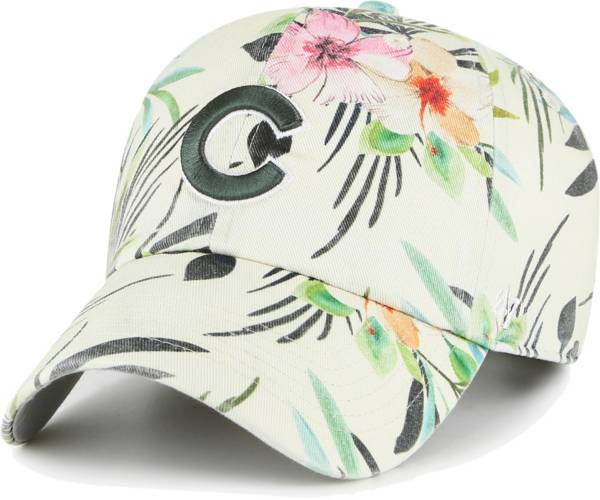 '47 Women's Chicago Cubs White Bloom Clean Up Adjustable Hat