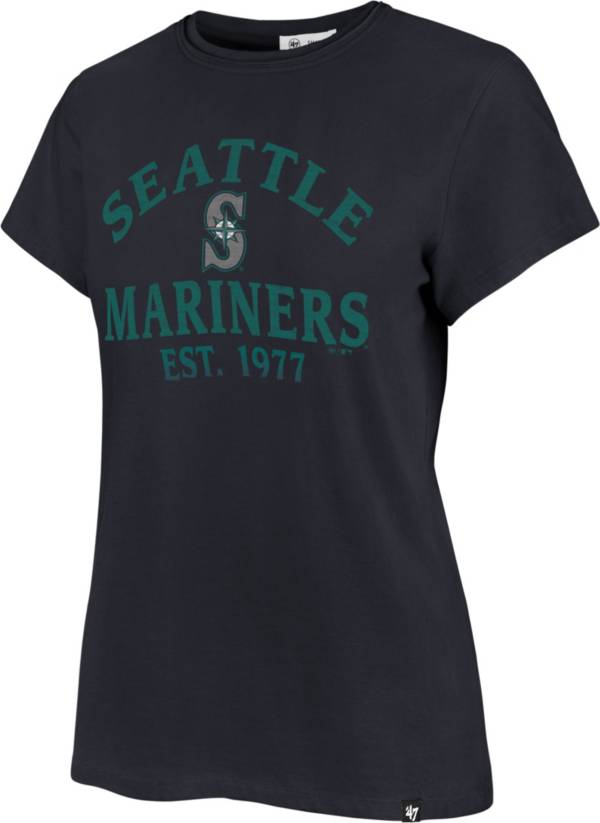 '47 Women's Seattle Mariners Blue Fade Frankie T-Shirt