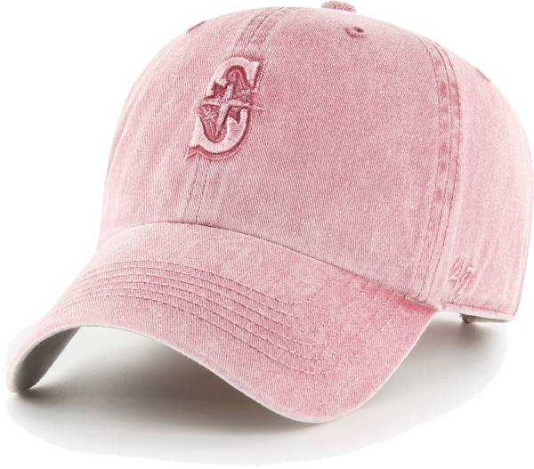 '47 Women's Seattle Mariners Pink Mist Clean Up Adjustable Hat