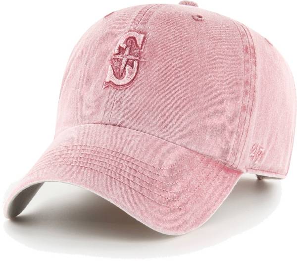 '47 Women's Seattle Mariners Pink Mist Clean Up Adjustable Hat product image