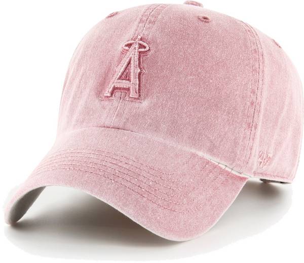 '47 Women's Los Angeles Angels Pink Mist Clean Up Adjustable Hat