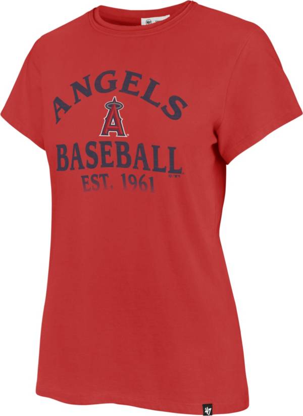 '47 Women's Los Angeles Angels Red Fade Frankie T-Shirt