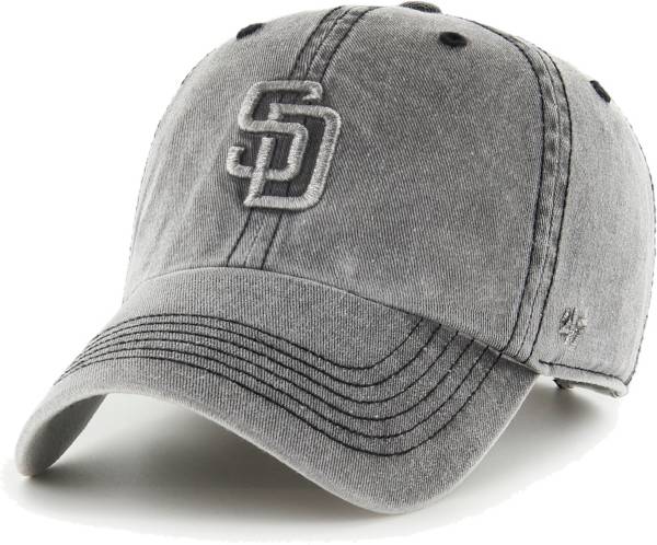 '47 Women's San Diego Padres Black Mist Clean Up Adjustable Hat