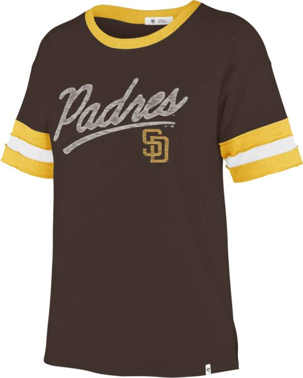 '47 Women's San Diego Padres Brown Dani T-Shirt