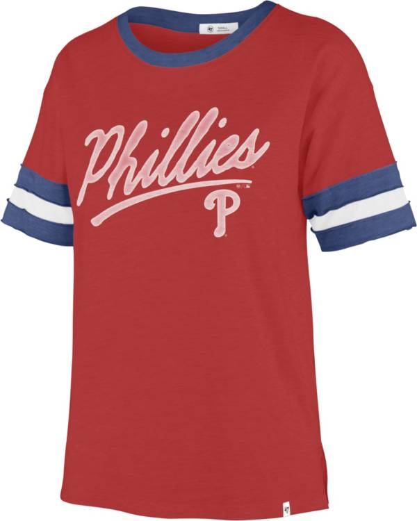 '47 Women's Philadelphia Phillies Red Dani T-Shirt