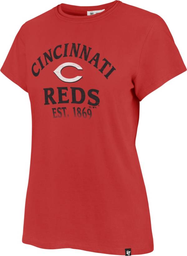 '47 Women's Cincinnati Reds Red Fade Frankie T-Shirt