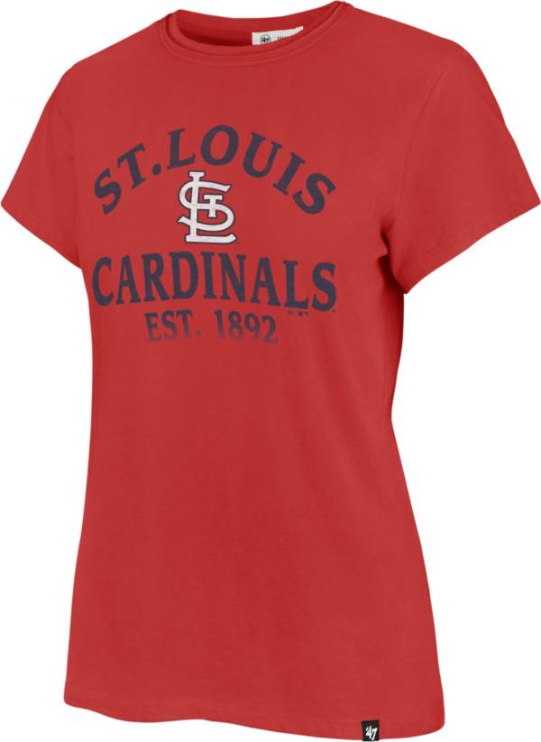 '47 Women's St. Louis Cardinals Red Fade Frankie T-Shirt