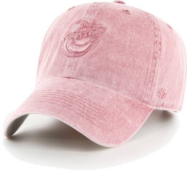 '47 Women's Baltimore Orioles Pink Mist Clean Up Adjustable Hat