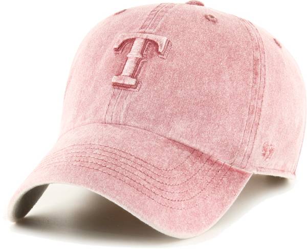 '47 Women's Texas Rangers Pink Mist Clean Up Adjustable Hat