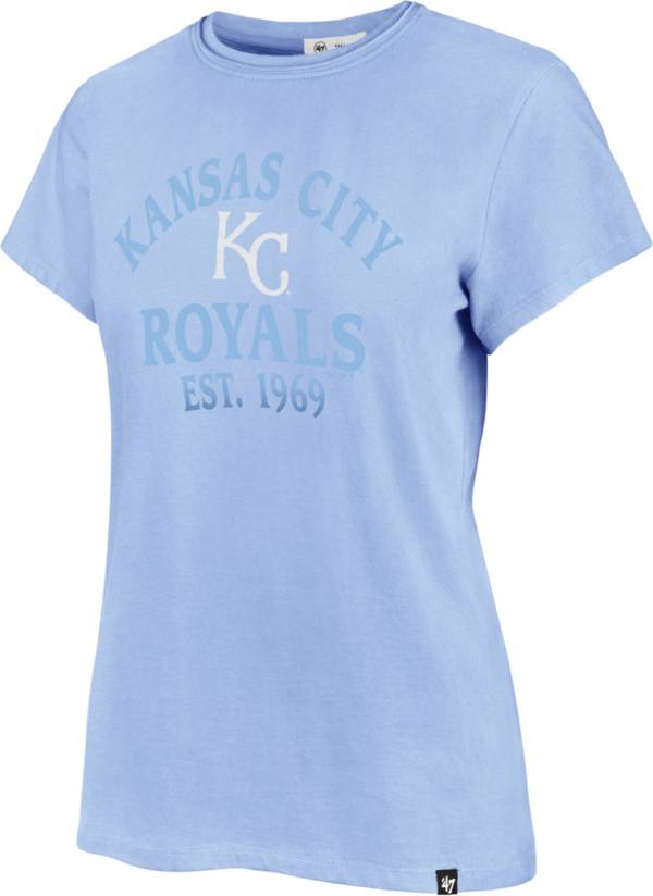 '47 Women's Kansas City Royals Blue Fade Frankie T-Shirt product image