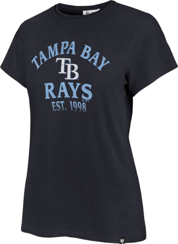 '47 Women's Tampa Bay Rays Blue Fade Frankie T-Shirt