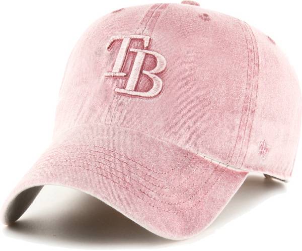 '47 Women's Tampa Bay Rays Pink Mist Clean Up Adjustable Hat