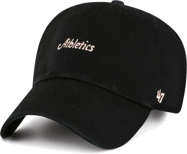 '47 Men's Oakland Athletics Black Winnifred Clean Up Adjustable Hat