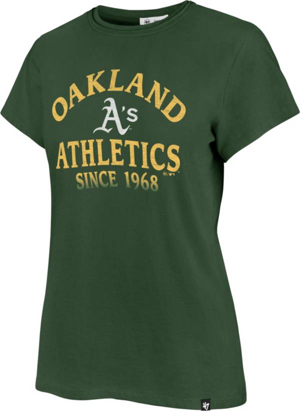 '47 Women's Oakland Athletics Green Fade Frankie T-Shirt
