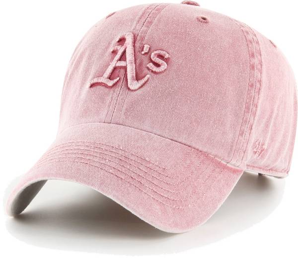 '47 Women's Oakland Athletics Pink Mist Clean Up Adjustable Hat product image