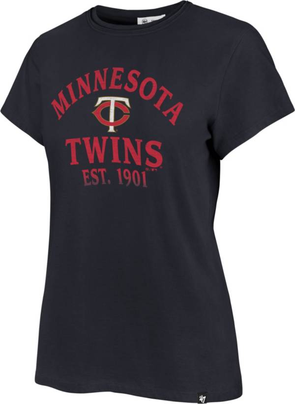 '47 Women's Minnesota Twins Blue Fade Frankie T-Shirt