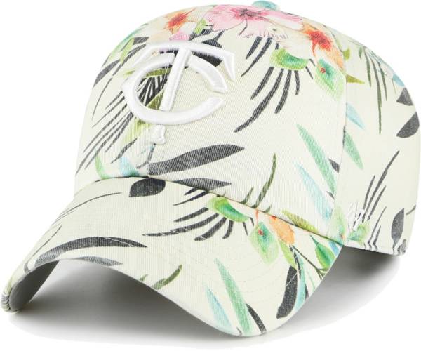 '47 Women's Minnesota Twins White Bloom Clean Up Adjustable Hat