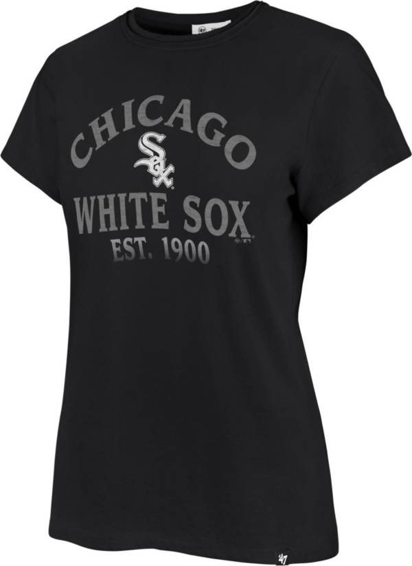 '47 Women's Chicago White Sox Black Fade Frankie T-Shirt