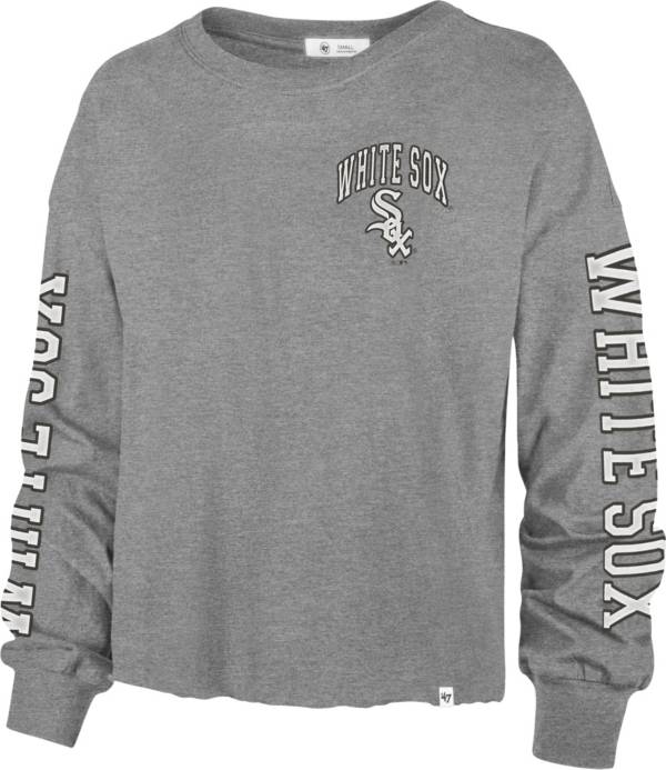 '47 Women's Chicago White Sox Gray Parkway Long Sleeve T-Shirt