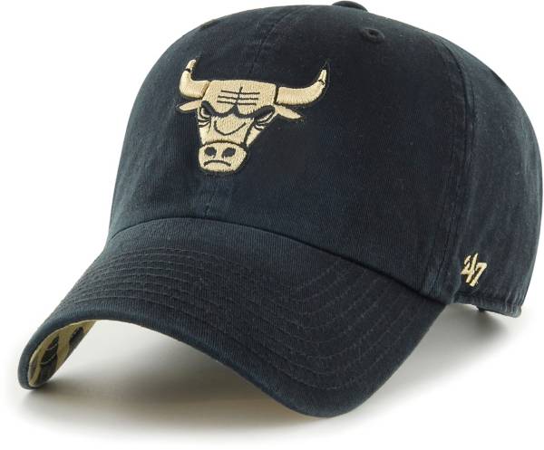 ‘47 Women's Chicago Bulls Black Clean Up Adjustable Hat