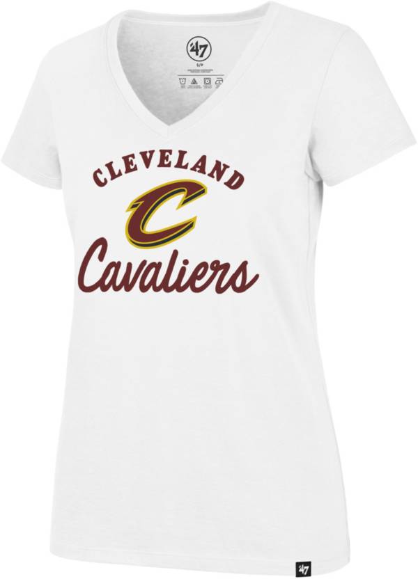 ‘47 Women's Cleveland Cavaliers White Script T-Shirt
