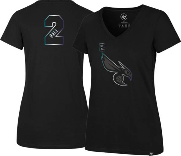 '47 Women's 2021-22 City Edition Charlotte Hornets LaMelo Ball #2 Black T-Shirt