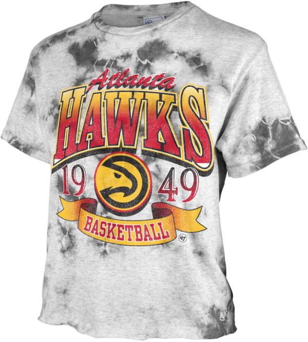 '47 Women's 2021-22 City Edition Atlanta Hawks Grey Tubular T-Shirt