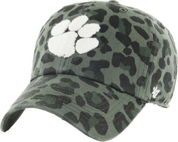 '47 Women's Clemson Tigers Green Cheetah Clean Up Adjustable Hat product image