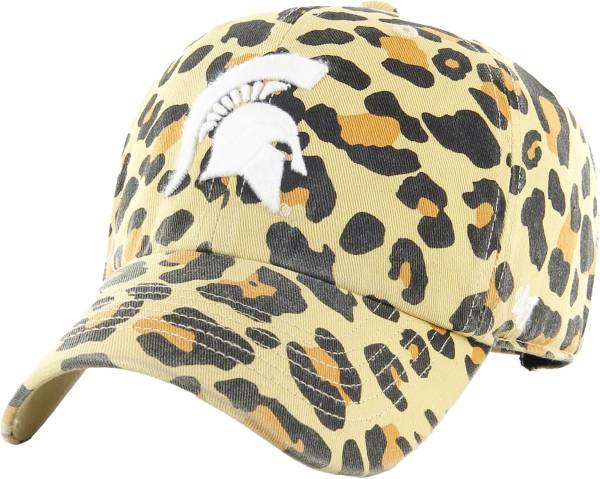 ‘47 Michigan State Spartans Gold Cheetah Clean Up Adjustable Hat