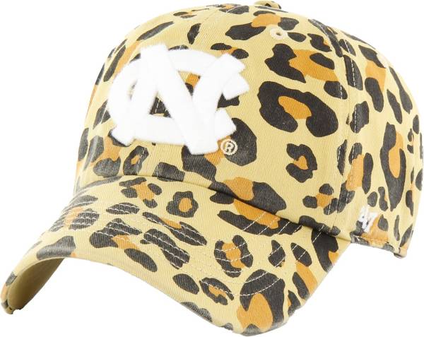 ‘47 North Carolina Tar Heels Gold Cheetah Clean Up Adjustable Hat