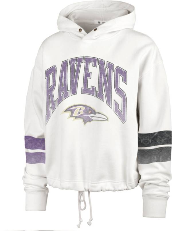 '47 Women's Baltimore Ravens Harper Sandstone White Hoodie product image