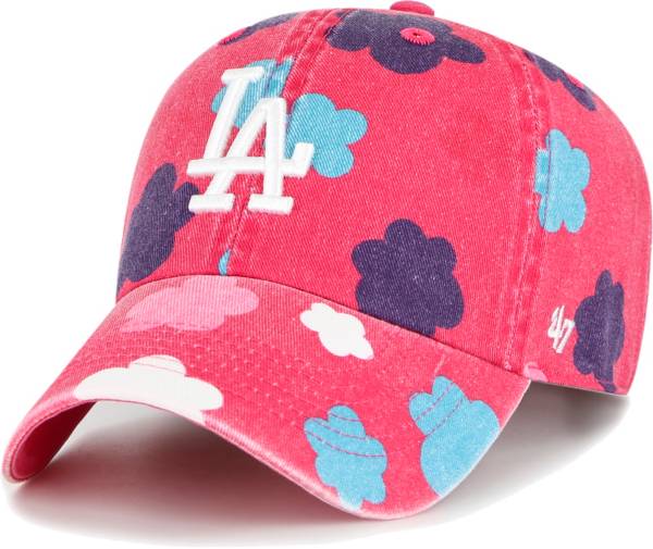 '47 Youth Los Angeles Dodgers Pink Clean Up Adjustable Hat