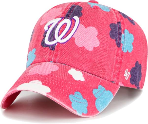 '47 Youth Washington Nationals Pink Clean Up Adjustable Hat